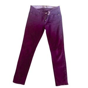 Dark plum color Paige Jeans size 28
